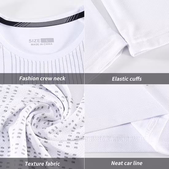 Atacado camiseta 89% poliéster 11% elastano roupas esportivas masculinas logotipo personalizado camiseta simples masculina